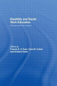 portada disability and social work education (en Inglés)
