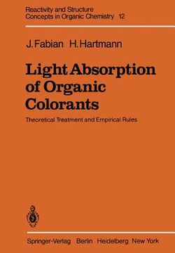 portada light absorption of organic colorants: theoretical treatment and empirical rules (en Inglés)