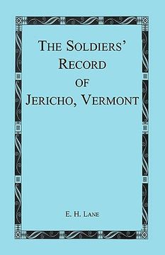portada the soldiers' record of jericho, vermont (en Inglés)