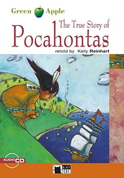 portada The True Story of Pocahontas: Englische Lektüre für das 2. Und 3. Lernjahr. Buch + Audio-Cd (Green Apple)