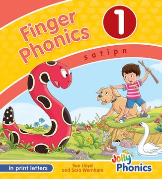 portada Finger Phonics Book 1: In Print Letters (American English Edition) (in English)