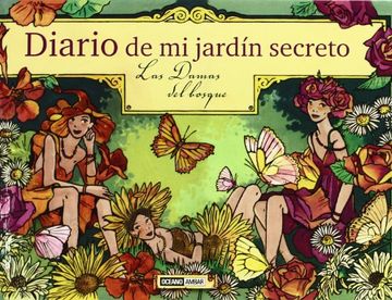 portada Diario de mi Jardín Secreto: Agenda de Notas y Secretos (Ilustrados) (in Spanish)