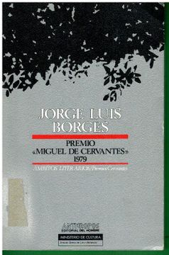 portada Jorge Luis Borges Premio Miguel de Cervantes 1979