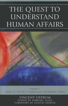 portada the quest to understand human affairs