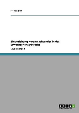 portada Einbeziehung Heranwachsender in das Erwachsenenstrafrecht (German Edition)