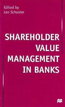 portada shareholder value management in banks (en Inglés)