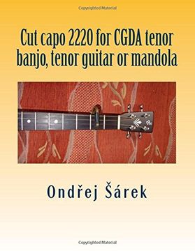 portada Cut capo 2220 for CGDA tenor banjo, tenor guitar or mandola