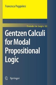 portada Gentzen Calculi for Modal Propositional Logic (en Inglés)