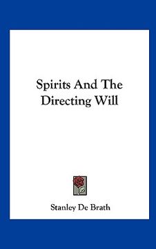 portada spirits and the directing will