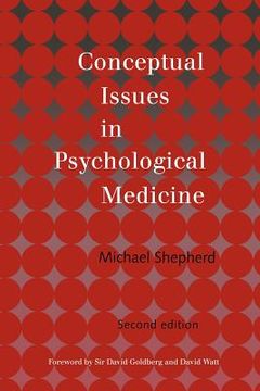 portada conceptual issues in psychological medicine (en Inglés)