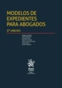 portada Modelos De Expedientes Para Abogados 3ª Edición 2018 (in Spanish)