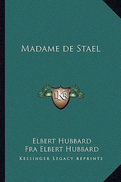 portada madame de stael (en Inglés)