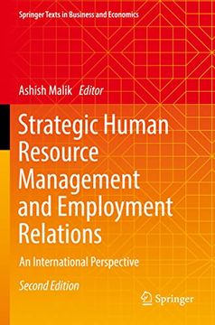 portada Strategic Human Resource Management and Employment Relations (en Inglés)
