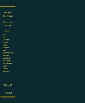 portada Organic Reactions, Volume 88 (en Inglés)