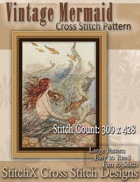 portada Vintage Mermaid Cross Stitch Pattern