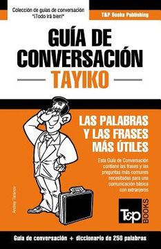 portada Guía de Conversación Español-Tayiko y mini diccionario de 250 palabras