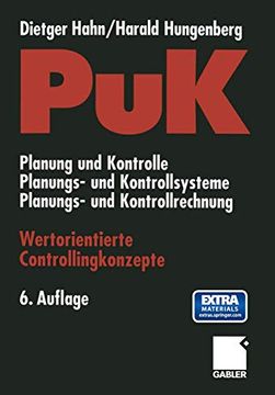 portada Puk - Wertorientierte Controllingkonzepte: Planung Und Kontrolle - Planungs- Und Kontrollsysteme - Planungs- Und Kontrollrechnung (in German)