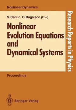 portada nonlinear evolution equations and dynamical systems (en Inglés)