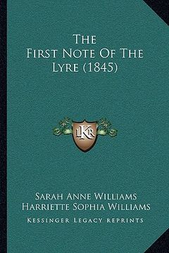 portada the first note of the lyre (1845) (en Inglés)