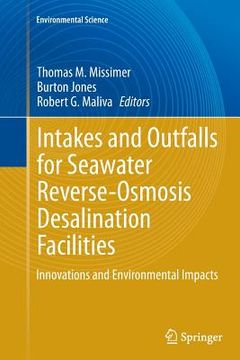 portada Intakes and Outfalls for Seawater Reverse-Osmosis Desalination Facilities: Innovations and Environmental Impacts (in English)