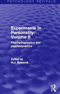 portada Experiments in Personality: Volume 2: Psychodiagnostics and Psychodynamics (Psychology Revivals) (en Inglés)