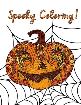 portada Spooky Coloring: A halloween Color with Kiri Coloring book (in English)