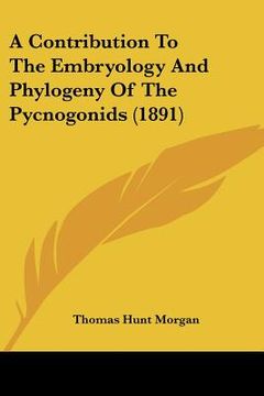 portada a contribution to the embryology and phylogeny of the pycnogonids (1891) (in English)