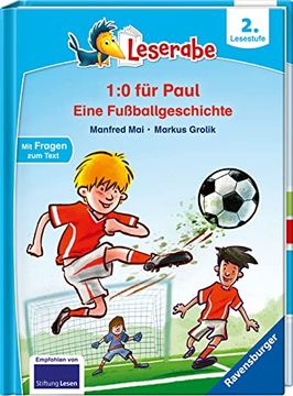 portada 1: 0 für Paul! Eine Fußballgeschichte - Leserabe ab 2. Klasse - Erstlesebuch für Kinder ab 7 Jahren (in German)