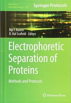 portada Electrophoretic Separation of Proteins: Methods and Protocols (Methods in Molecular Biology) 