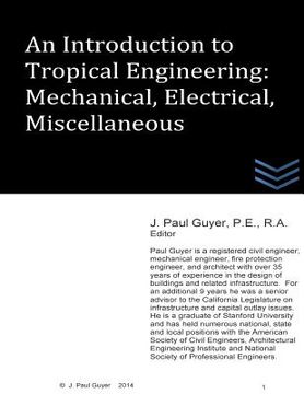 portada An Introduction to Tropical Engineering: Mechanical, Electrical, Miscellaneous (en Inglés)