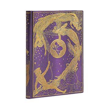 portada Paperblanks Lang’S Fairy Books, Violet Fairy Midi, Ruled Notebook