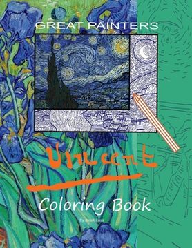 portada Great Painters Vincent Coloring Book (en Inglés)