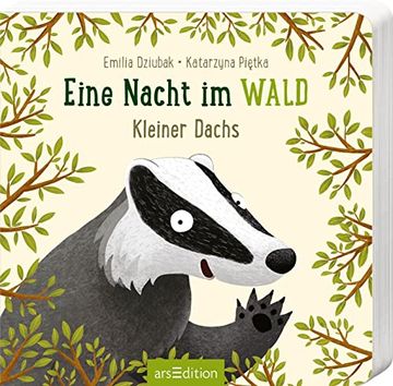 portada Eine Nacht im Wald: Kleiner Dachs: Erstes Pappbilderbuch zum Bilderbuchbeststeller "Ein Jahr im Wald" für Kinder ab 18 Monaten (en Alemán)