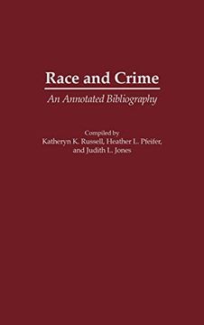 portada Race and Crime: An Annotated Bibliography (in English)