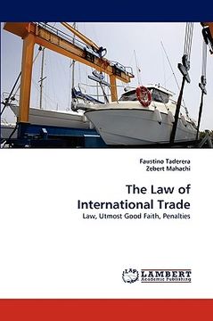 portada the law of international trade (en Inglés)