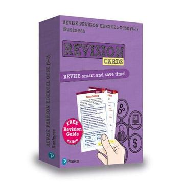 portada Revise Pearson Edexcel Gcse (9-1) Business Revision Cards: Includes Free Online Edition of Revision Guide (Revise Edexcel Gcse Business 2017) (en Inglés)