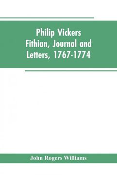 portada Philip Vickers Fithian, Journal and Letters, 1767-1774 (en Inglés)