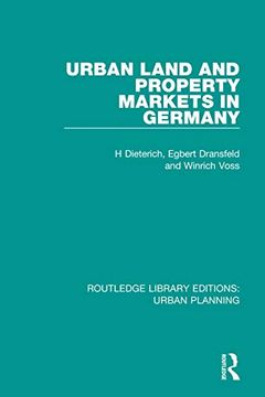 portada Urban Land and Property Markets in Germany (Routledge Library Editions: Urban Planning) (in English)