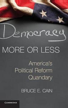 portada Democracy More or Less (Cambridge Studies in Election law and Democracy) (en Inglés)