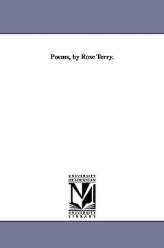 portada poems, by rose terry. (en Inglés)