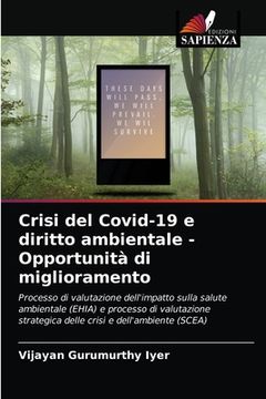 portada Crisi del Covid-19 e diritto ambientale -Opportunità di miglioramento