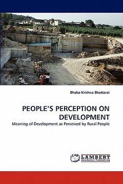 portada people's perception on development (en Inglés)