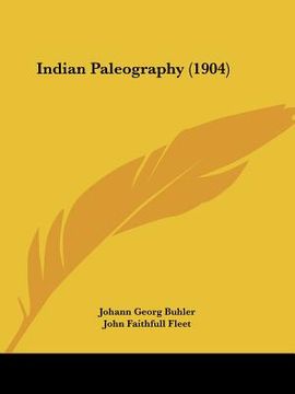 portada indian paleography (1904) (in English)