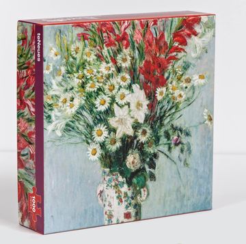 portada Bouquet of Gladioli, Claude Monet 1000-Piece Puzzle: 1000-Piece Puzzle in a 2 Piece box With Inner Poster Guide