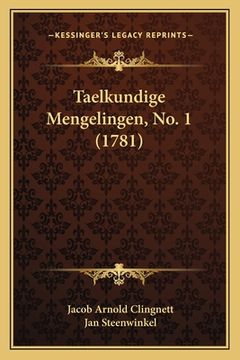 portada Taelkundige Mengelingen, No. 1 (1781)