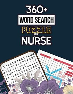 portada 360+ Word Search Puzzle for Nurse: Cleverly Hidden Word Searches for Nurse, Scrooge Puzzle Book, Word Search Puzzle Book Christmas, Exercise Your Brain Activity Book, Nurse Activity Books (in English)