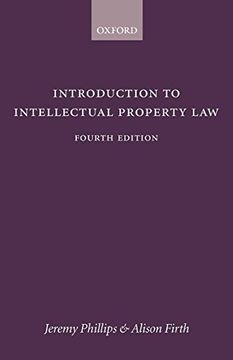 portada Introduction to Intellectual Property law 4e (in English)