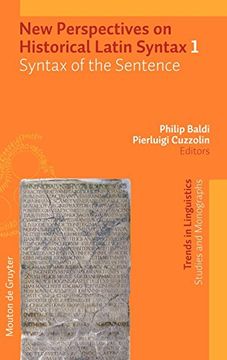 portada Syntax of the Sentence: 1 (Trends in Linguistics. Studies and Monographs [Tilsm]) (en Inglés)