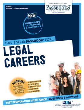 portada Legal Careers (C-3284): Passbooks Study Guide Volume 3284 (en Inglés)