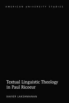 portada Textual Linguistic Theology in Paul ric ur (American University Studies) (in English)